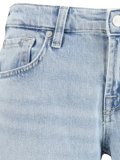 7 For All Mankind Belt-loop Five-pocket Jeans In Blue