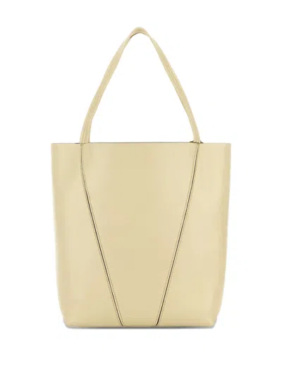 Chloé Chloe Spin Medium Grained Leather Tote In Brown