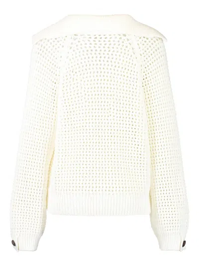Brunello Cucinelli Women Sparkling Net Cotton Hooded Cardigan In Neutral