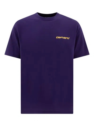 Carhartt Noodle Soup Graphic-print T-shirt In Purple