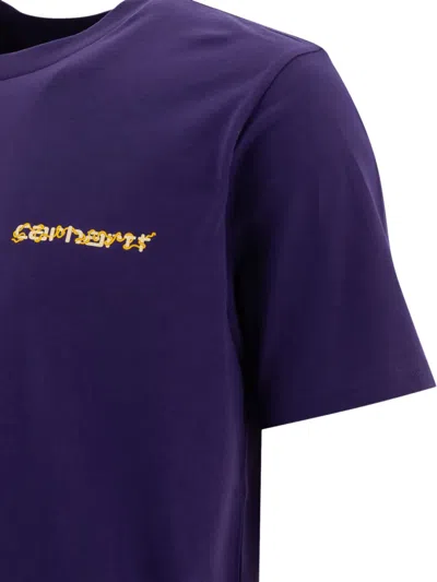 Carhartt Noodle Soup Graphic-print T-shirt In Purple