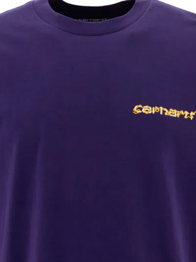 Carhartt Noodle Soup Graphic-print T-shirt In Purple