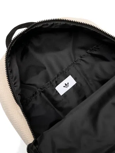 Adidas Originals Classic Textured Backpack In Neutral