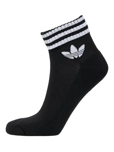 Adidas Originals 3-stripes Logo Socks (set Of Three) In Multi