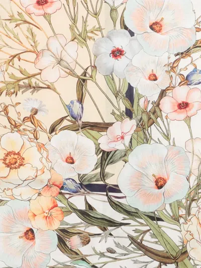 Liu •jo Floral Scarf In Multi