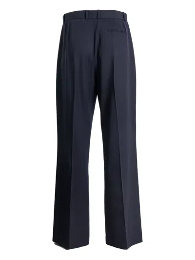 The Row Pleated Trousers In Blue