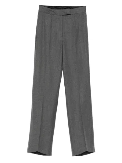 Pre-owned John Galliano 1990s Zip.-fastening Tailored Trousers In Gray