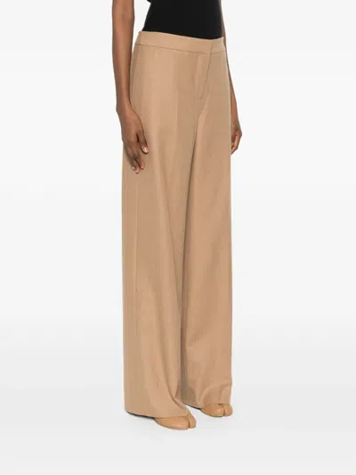 Pre-owned Alexander Mcqueen Concealed-fastening Trousers In Neutral