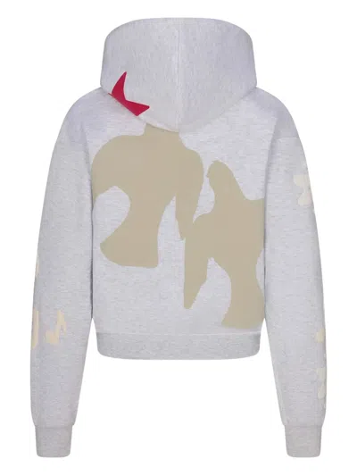 Skims X Cactus Plant Flea Market Cotton Hoodie In White