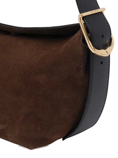 Zadig & Voltaire Baby Jane Suede Crossbody Bag In Brown