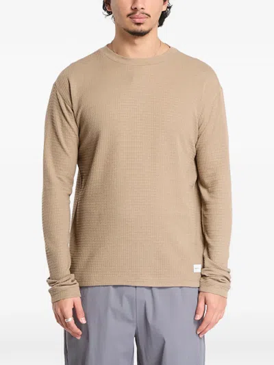 Craft Waffle Layer T-shirt In Neutral