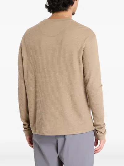 Craft Waffle Layer T-shirt In Neutral