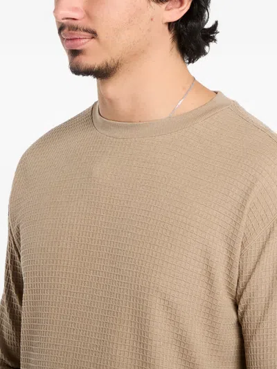 Craft Waffle Layer T-shirt In Neutral