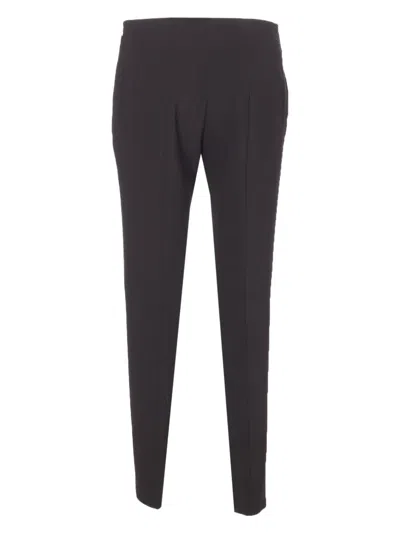 Liu •jo Side-zip Trousers In Black