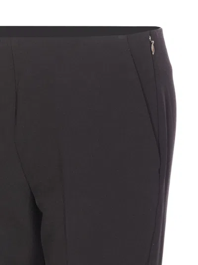 Liu •jo Side-zip Trousers In Black