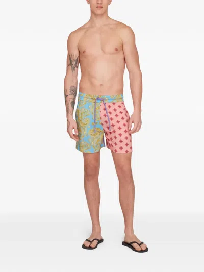 Donde Esteban Paisley Shorts In Multi