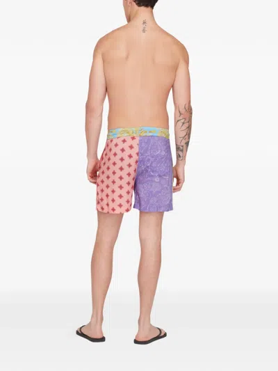 Donde Esteban Paisley Shorts In Multi