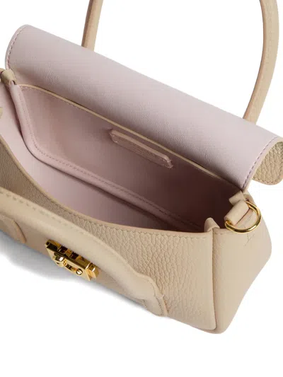 Coccinelle Top-handle Tote Bag In Neutral