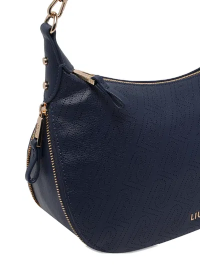 Liu •jo Logo Shoulder Bag Adjustable Strap In Blue