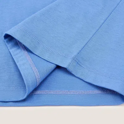 Miu Miu Long-sleeved T-shirt In Blue