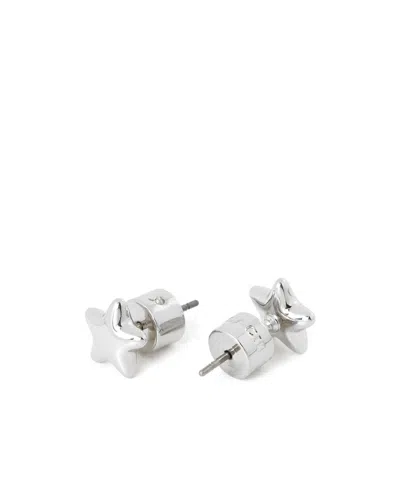 Coach Star-shaped Earrings In Metallic