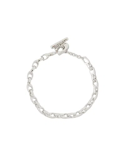 Coach Chain Bracelet In Metallic