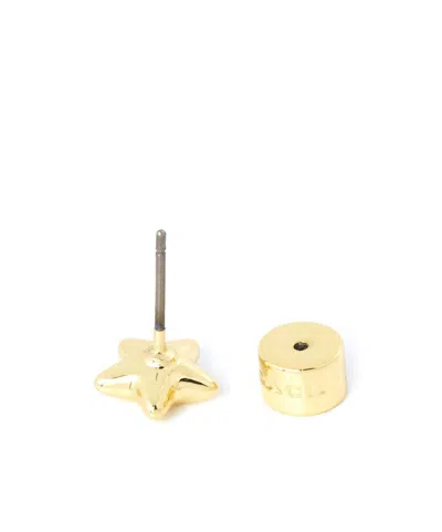 Coach Five-star Earrings In Gold