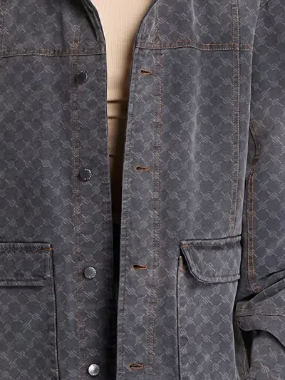 Daily Paper Monogram Workwear Jacket In Gray