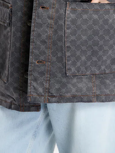 Daily Paper Monogram Workwear Jacket In Gray