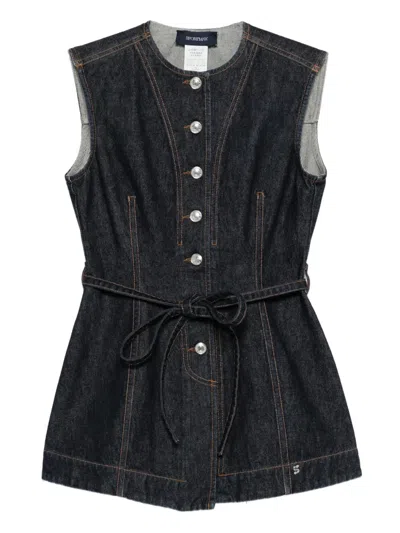Sportmax Spddominio Waistcoat In Black