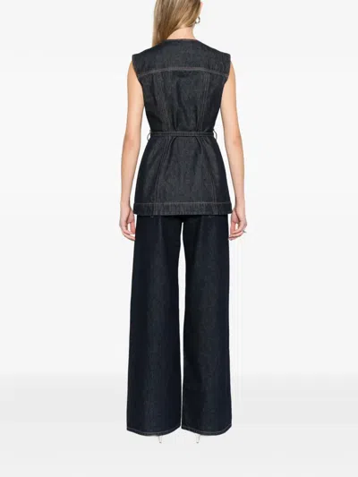 Sportmax Spddominio Waistcoat In Black
