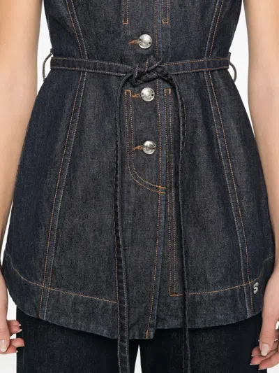 Sportmax Spddominio Waistcoat In Black