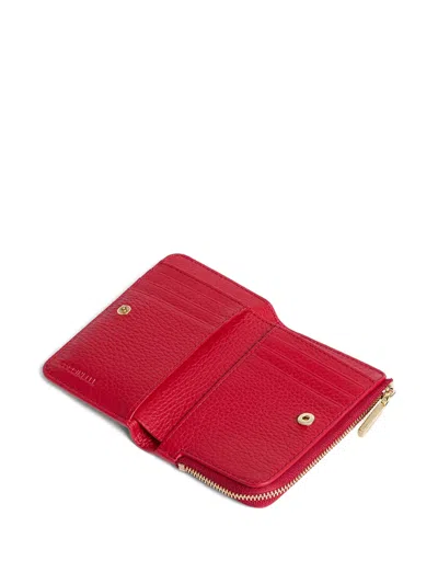 Coccinelle Zip-up Wallet In Red