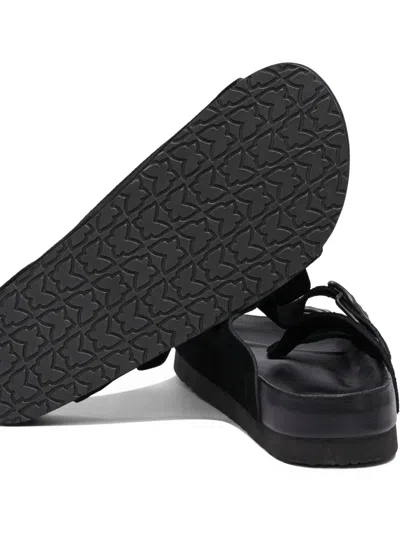 Needles Perforated Sandals In Black