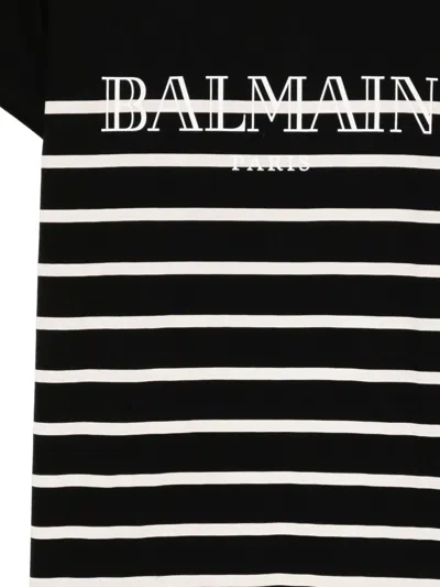Balmain Logo T-shirt In Multi