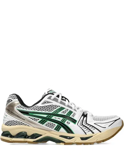 Asics Heritage Running Silhouette Gel-kayano 14 Sneakers In Green