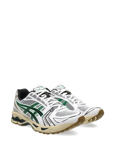 Asics Heritage Running Silhouette Gel-kayano 14 Sneakers In Green