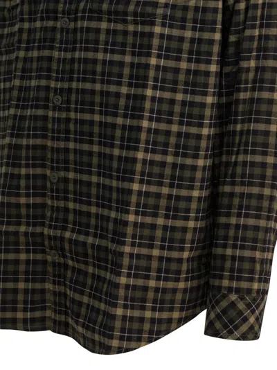 Carhartt Checked Pattern Button-down Collar Shirt In Brown