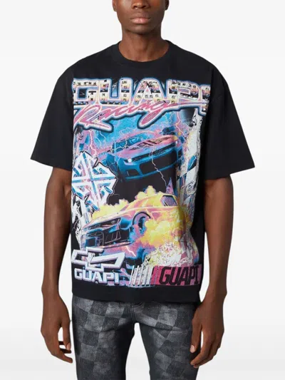 Guapi Nitro Drift Tee V1 Graphic T-shirt In Animal Print