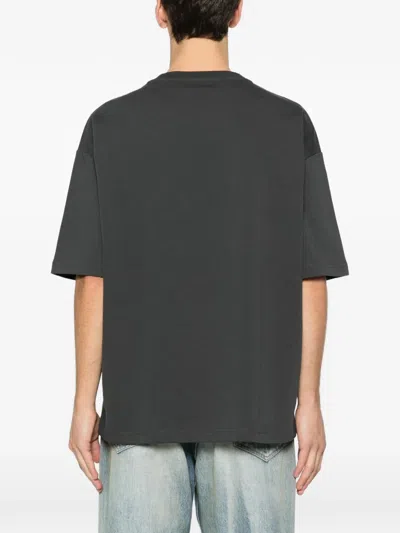 Apc Cotton Oversize T Shirt Short Sleeves Crew Neck In Gray