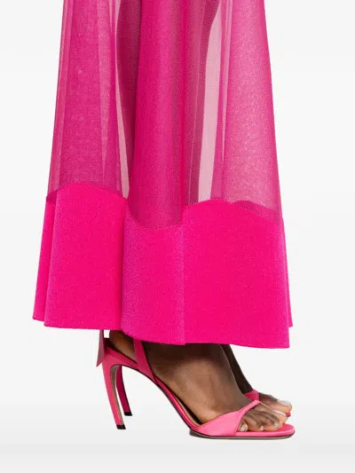 Pre-owned Alexander Mcqueen Elasticated-waist Skirt In Pink