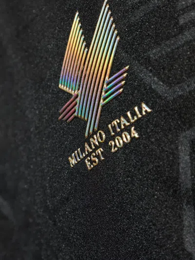 Ea7 Patterned Short-sleeve T-shirt (set Of Two) In Black