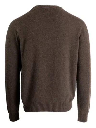 The Row Crewneck Sweater In Brown