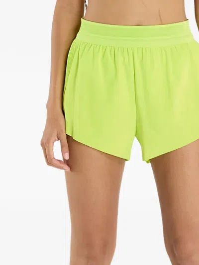 Nike Adv Mid-rise 3" Brief-lined Running Shorts In Green