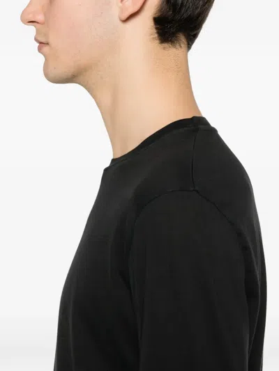 Fedeli Long-sleeve T-shirt In Black