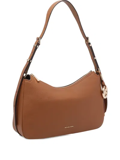 Michael Michael Kors Medium Nolita Zip Shoulder Bag In Brown