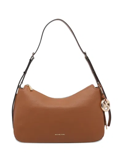 Michael Michael Kors Medium Nolita Zip Shoulder Bag In Brown