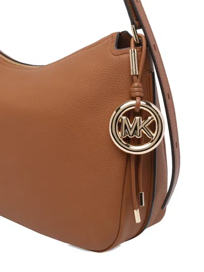 Michael Michael Kors Medium Nolita Zip Shoulder Bag In Brown