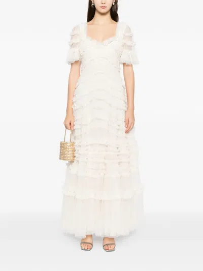 Needle & Thread Amara Gown In Neutral