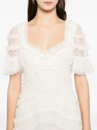 Needle & Thread Amara Gown In Neutral